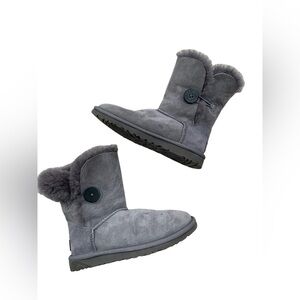 Ugg Women’s Size 5 / EU 36 Grey Bailey Button II Boots